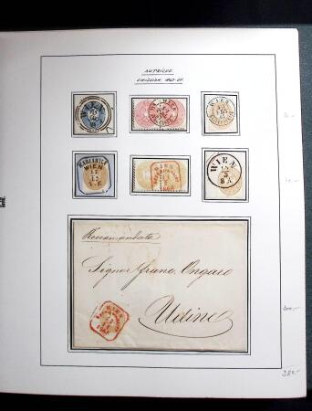 1850-1967, Neat mostly used old-time collection in