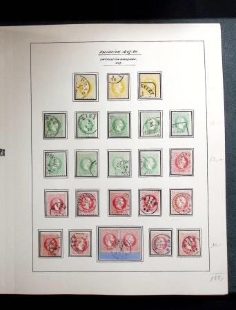 1850-1967, Neat mostly used old-time collection in