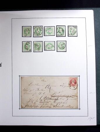1850-1967, Neat mostly used old-time collection in