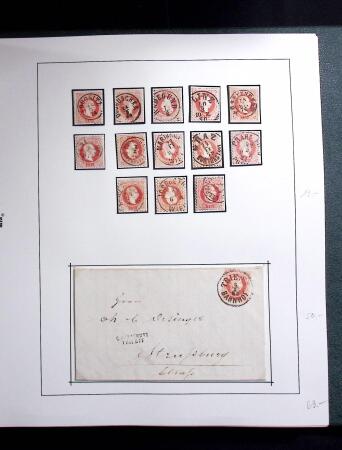 1850-1967, Neat mostly used old-time collection in