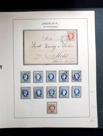 1850-1967, Neat mostly used old-time collection in