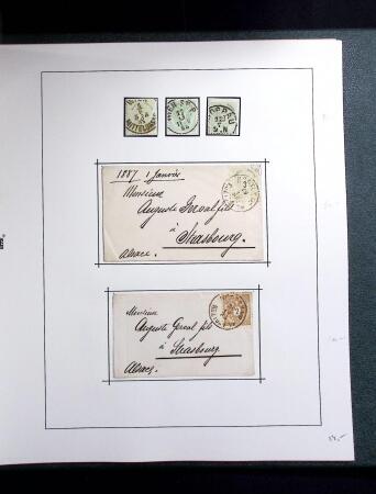 1850-1967, Neat mostly used old-time collection in