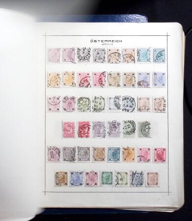 1850-1920, Mint and used collection of Austria on pages