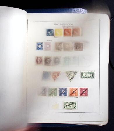 1850-1920, Mint and used collection of Austria on pages