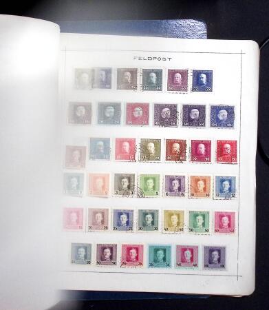 1850-1920, Mint and used collection of Austria on pages