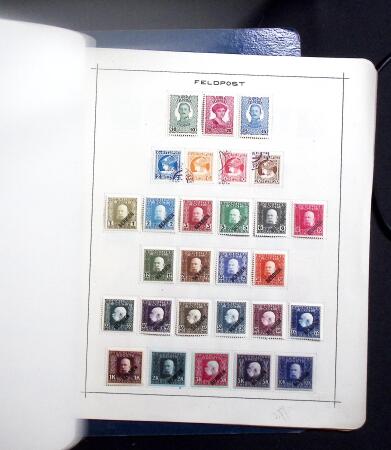 1850-1920, Mint and used collection of Austria on pages