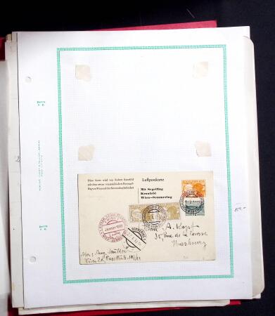 1850-1920, Mint and used collection of Austria on pages