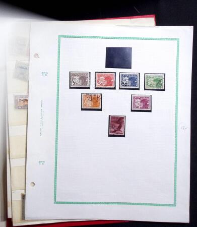 1850-1920, Mint and used collection of Austria on pages