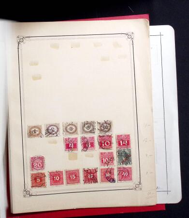 1850-1920, Mint and used collection of Austria on pages