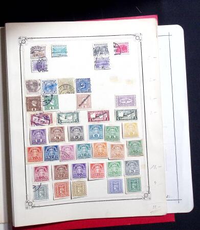 1850-1920, Mint and used collection of Austria on pages