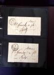 1770-1990 Collection de lettres avec Marques postales
