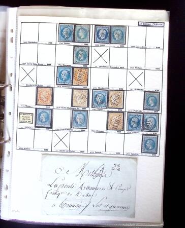1770-1990 Collection de lettres avec Marques postales