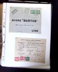 1770-1990 Collection de lettres avec Marques postales