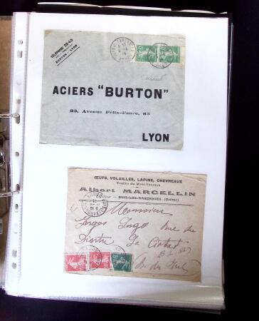 1770-1990 Collection de lettres avec Marques postales