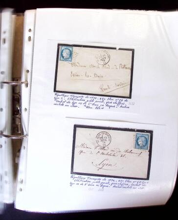 1770-1990 Collection de lettres avec Marques postales