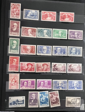 1849-1969 Collection de France avec classique dont