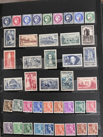 1849-1969 Collection de France avec classique dont