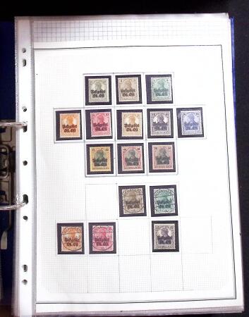 1915-20 Attractive study on GERMANIA overprinted