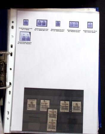 1915-20 Attractive study on GERMANIA overprinted