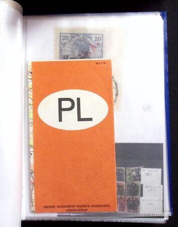 1915-20 Attractive study on GERMANIA overprinted