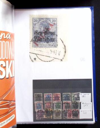 1915-20 Attractive study on GERMANIA overprinted