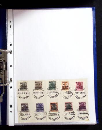 1915-20 Attractive study on GERMANIA overprinted