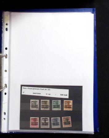 1915-20 Attractive study on GERMANIA overprinted