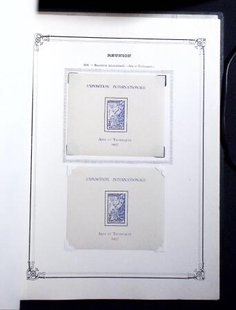 1885-1975 Belle collection de la Réunion en deux albums,