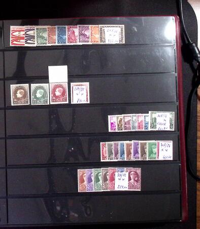 1858-2018, Mostly never hinged collection with duplication