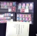 1858-2018, Mostly never hinged collection with duplication