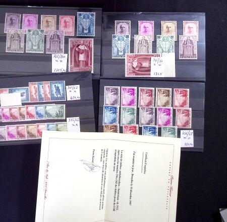 1858-2018, Mostly never hinged collection with duplication