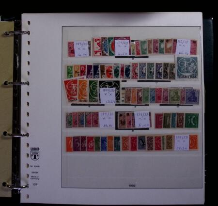 1850-2018, Chiefly never hinged collection plus some