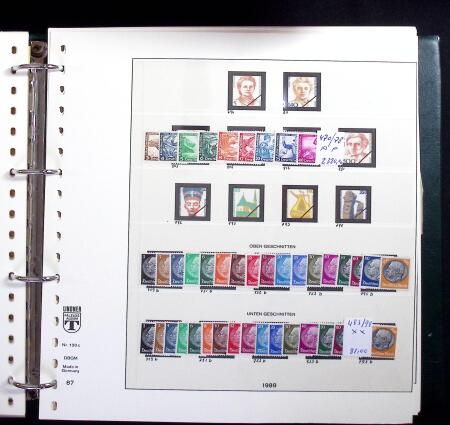1850-2018, Chiefly never hinged collection plus some