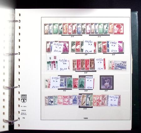 1850-2018, Chiefly never hinged collection plus some