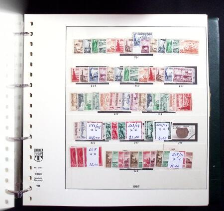 1850-2018, Chiefly never hinged collection plus some