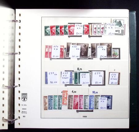1850-2018, Chiefly never hinged collection plus some