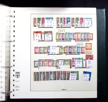 1850-2018, Chiefly never hinged collection plus some
