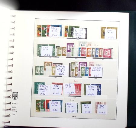 1850-2018, Chiefly never hinged collection plus some