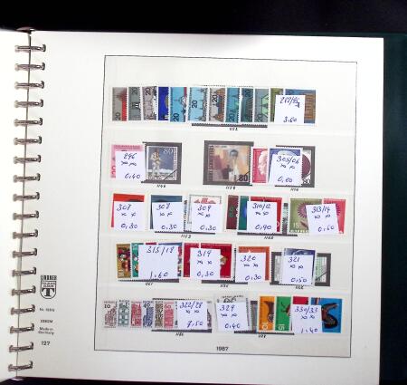 1850-2018, Chiefly never hinged collection plus some