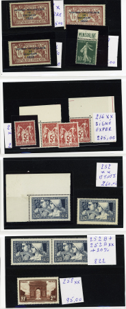 1849-1945, Magnifique ensemble de pièces choisies