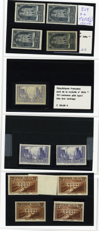1849-1945, Magnifique ensemble de pièces choisies