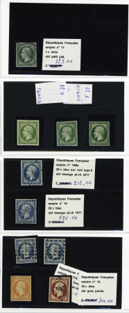 1849-1945, Magnifique ensemble de pièces choisies