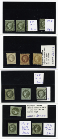 1849-1945, Magnifique ensemble de pièces choisies