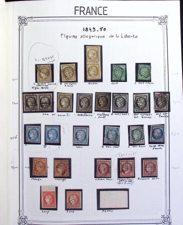 1849-2000, Importante et belle collection de France