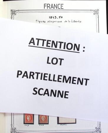 1849-2000, Importante et belle collection de France
