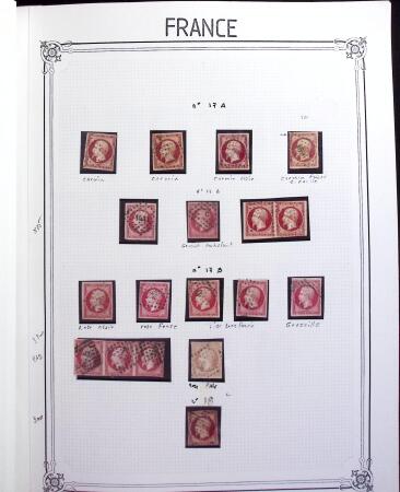 1849-2000, Importante et belle collection de France