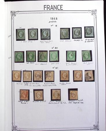 1849-2000, Importante et belle collection de France
