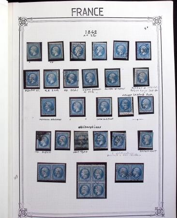 1849-2000, Importante et belle collection de France