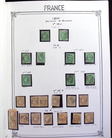 1849-2000, Importante et belle collection de France