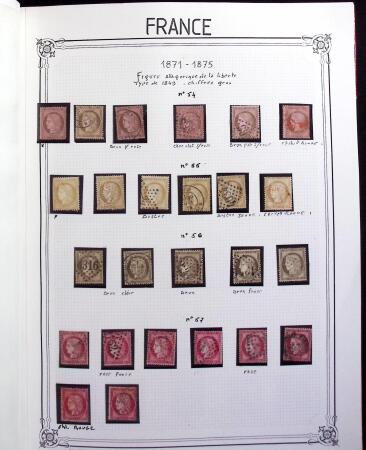 1849-2000, Importante et belle collection de France